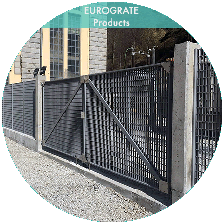 industrial fencing with electrical coils and bespoke automatic gates