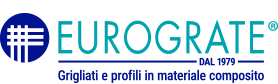 Logo marchio di Eurograte Grigliati in Vetroresina