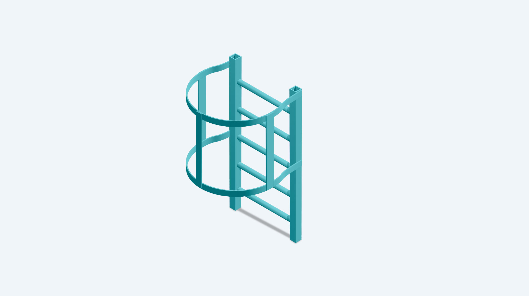 Griglia Di Protezione Per Scale E Porte SUBTLETY - Estensibile 0-150 Cm, PVC E Alluminio, Grigia